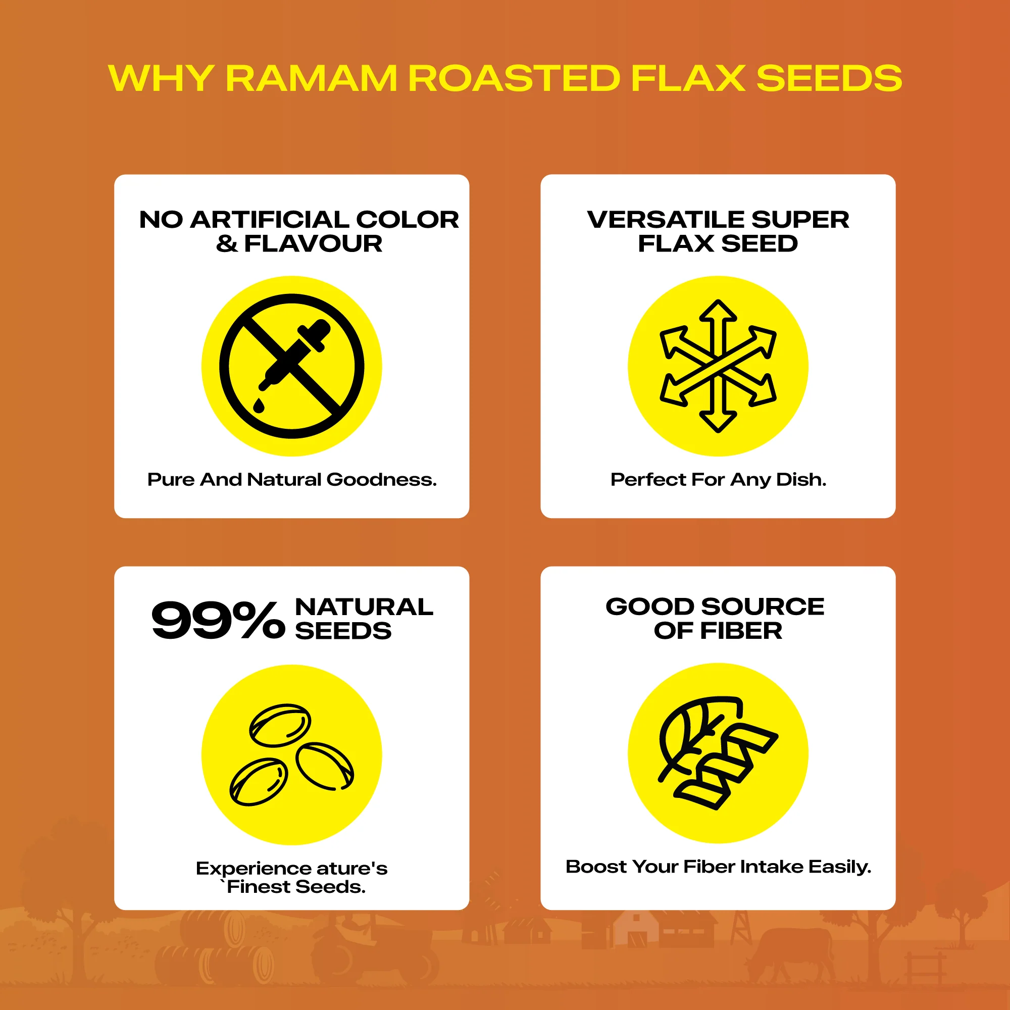 Ramam Roasted Flax Seeds 150g - Image 4
