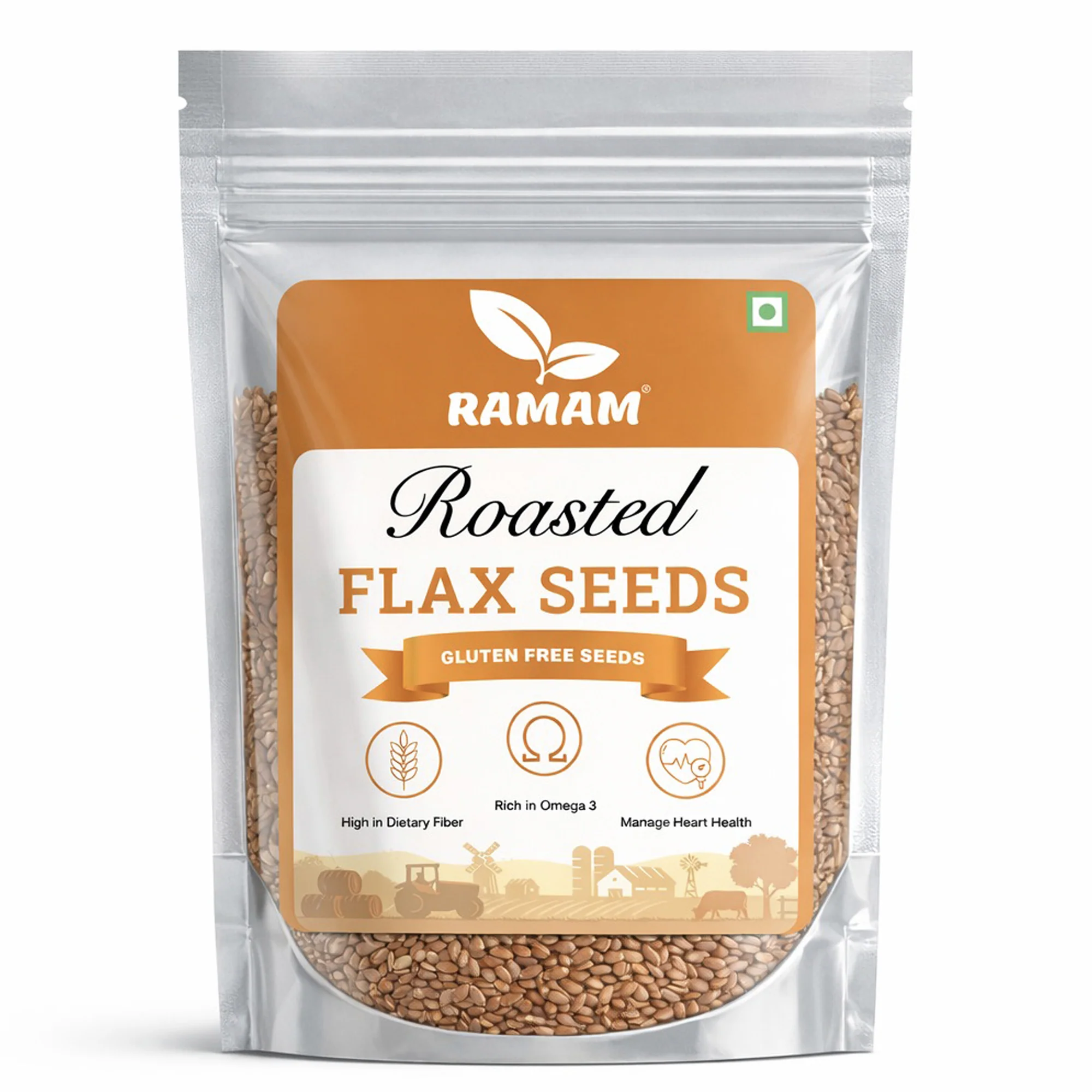 Ramam Roasted Flax Seeds 150g - Image 7