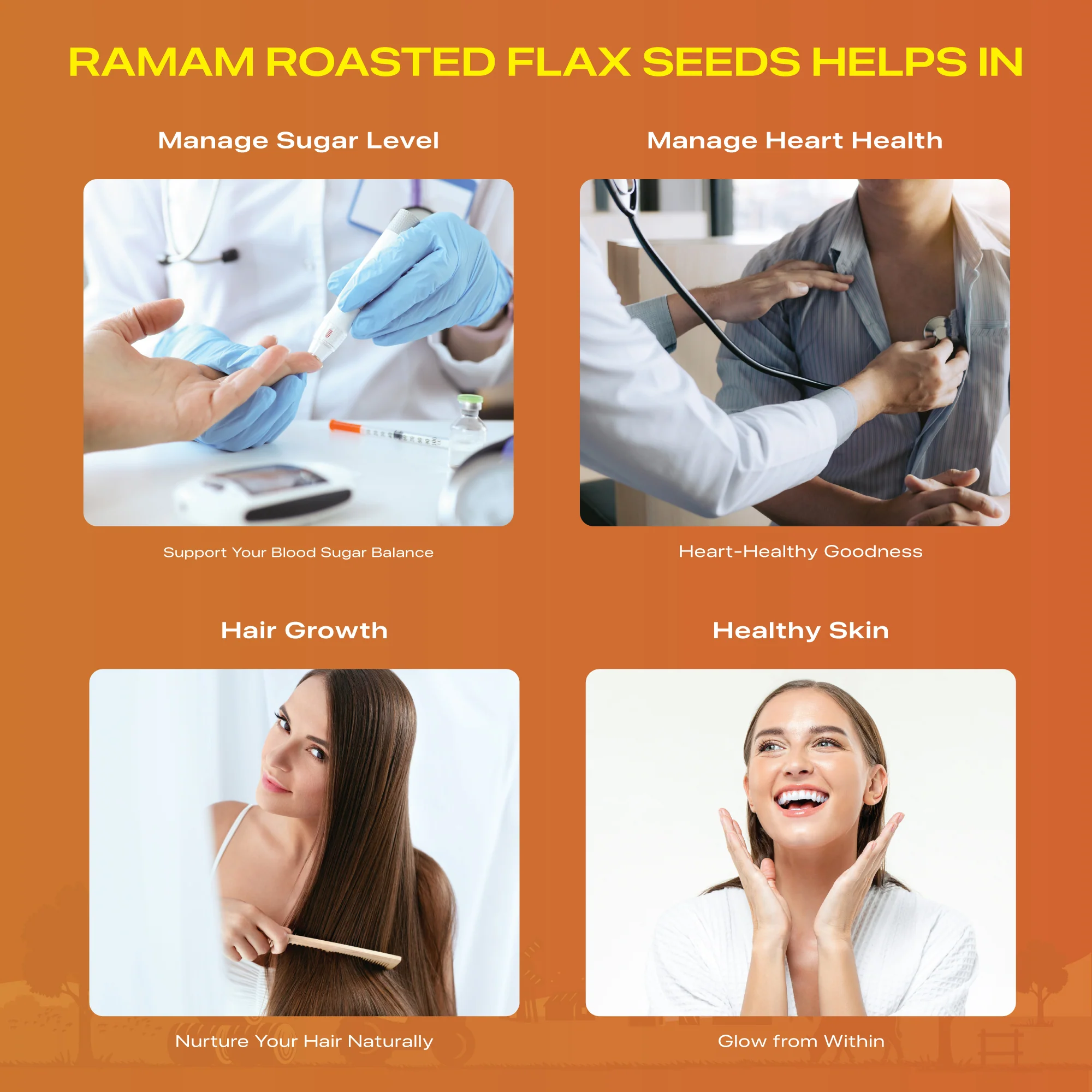 Ramam Roasted Flax Seeds 150g - Image 9