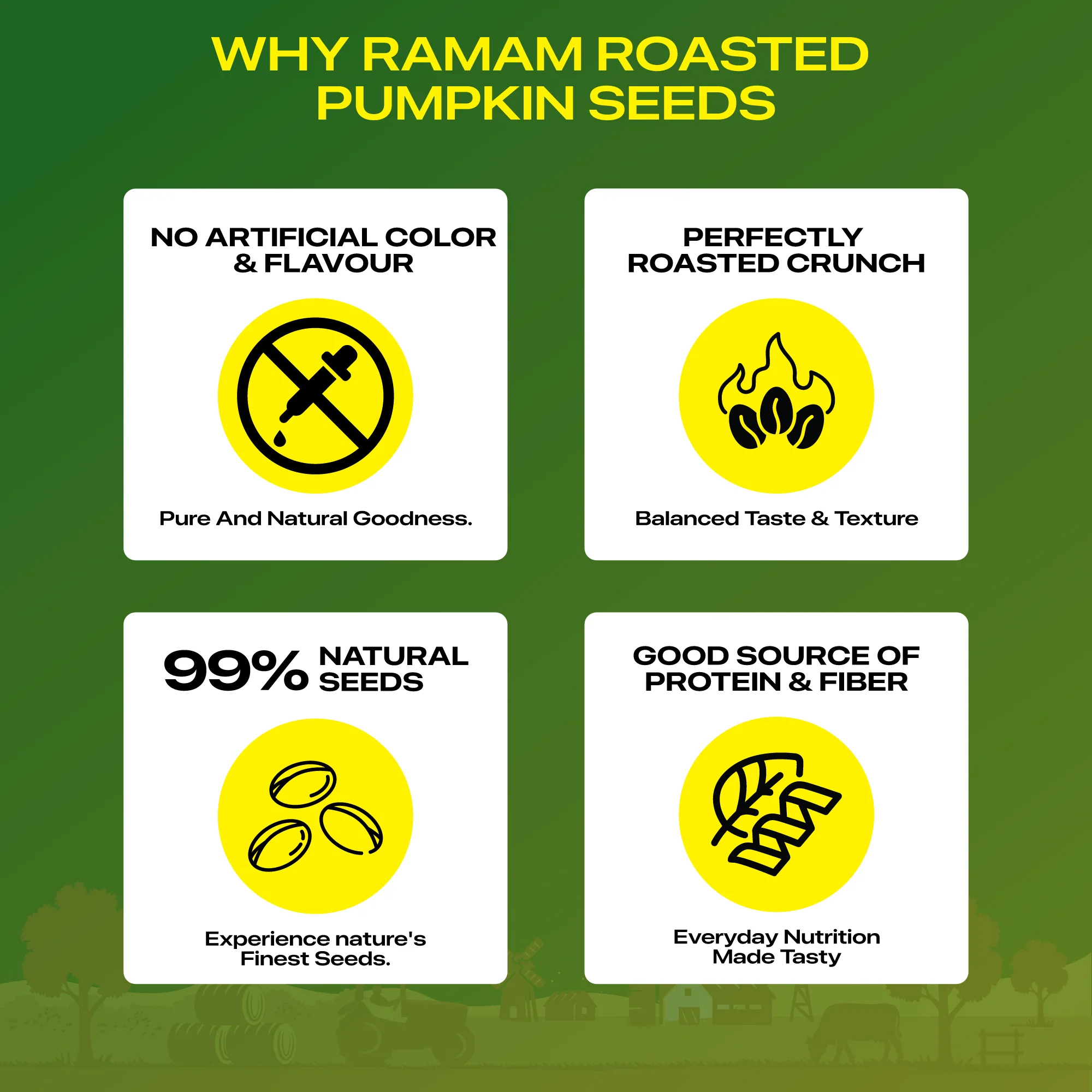 Ramam Roasted Pumpkin seeds 200g - Image 3