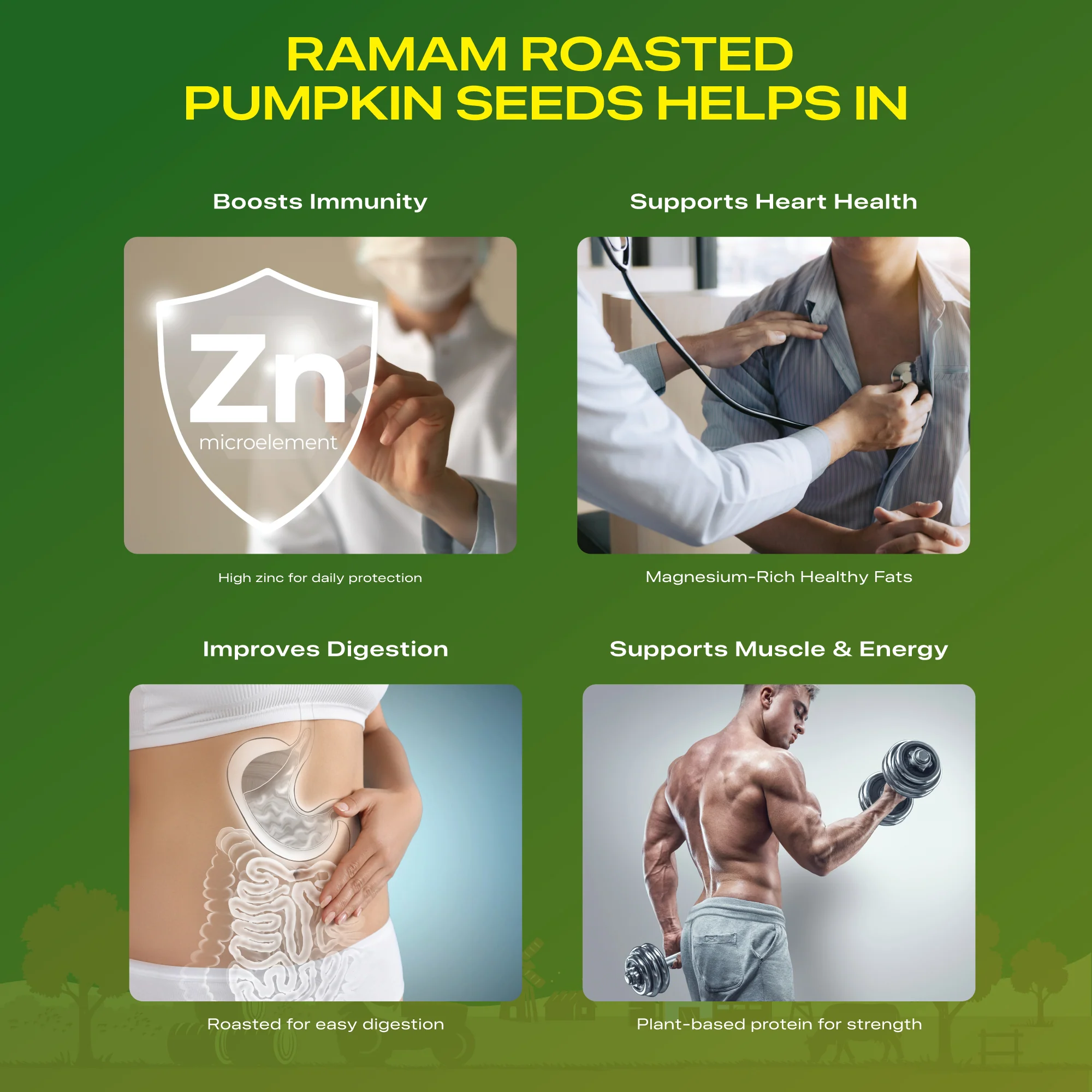 Ramam Roasted Pumpkin seeds 200g - Image 8