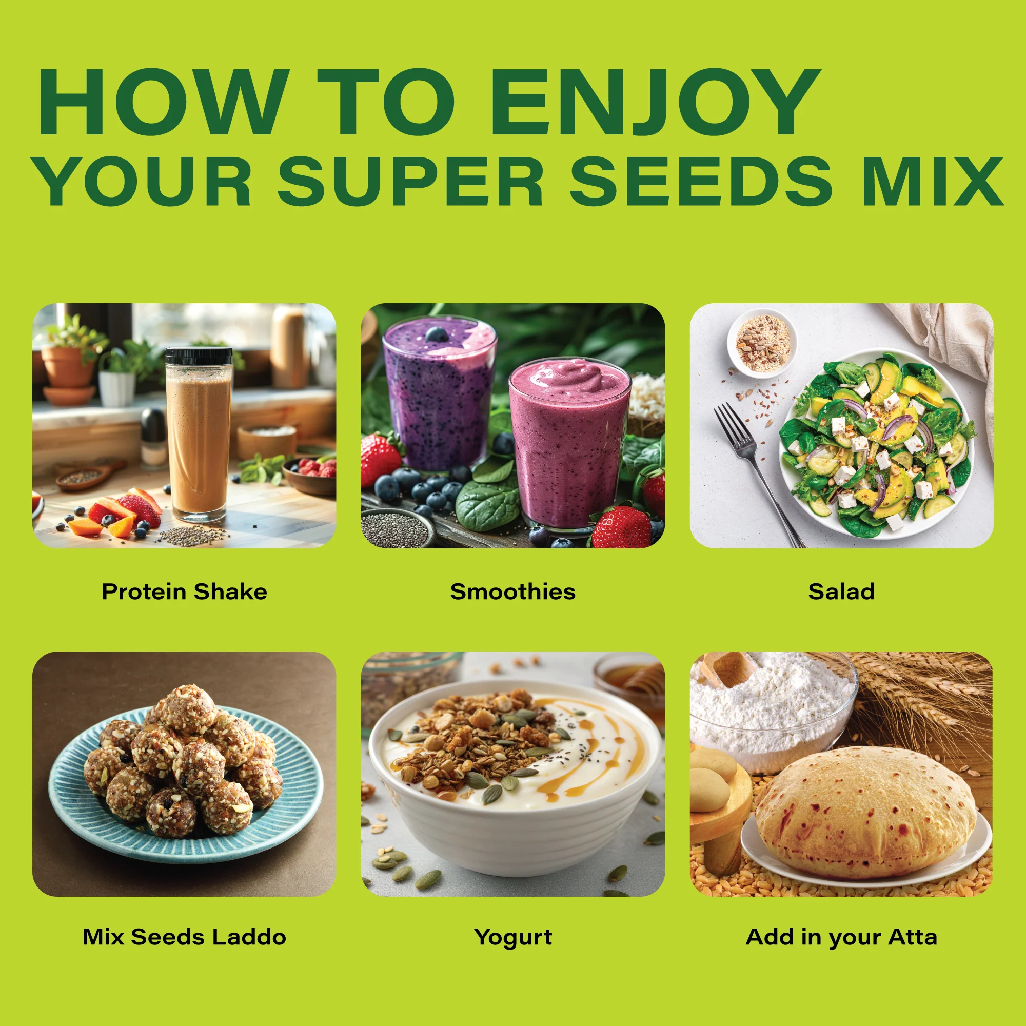 Roasted 6-in-1 Super Seeds Mix & Ready-to-Eat, High Protein & Fiber - 250g Pack @ Rs. 1 (Paytm Exclusive) - Image 7