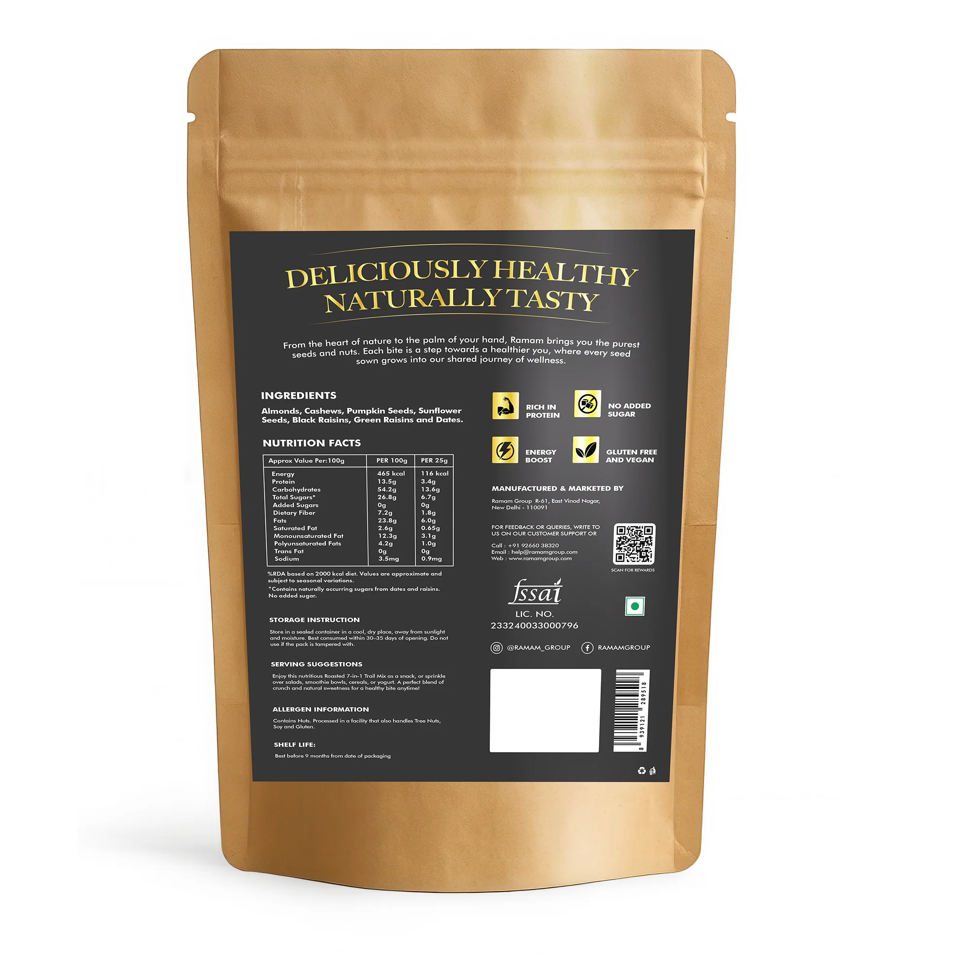Roasted Nutriboost Premium 7 in 1 Trail Mix 200g @ Rs. 1 - Image 6
