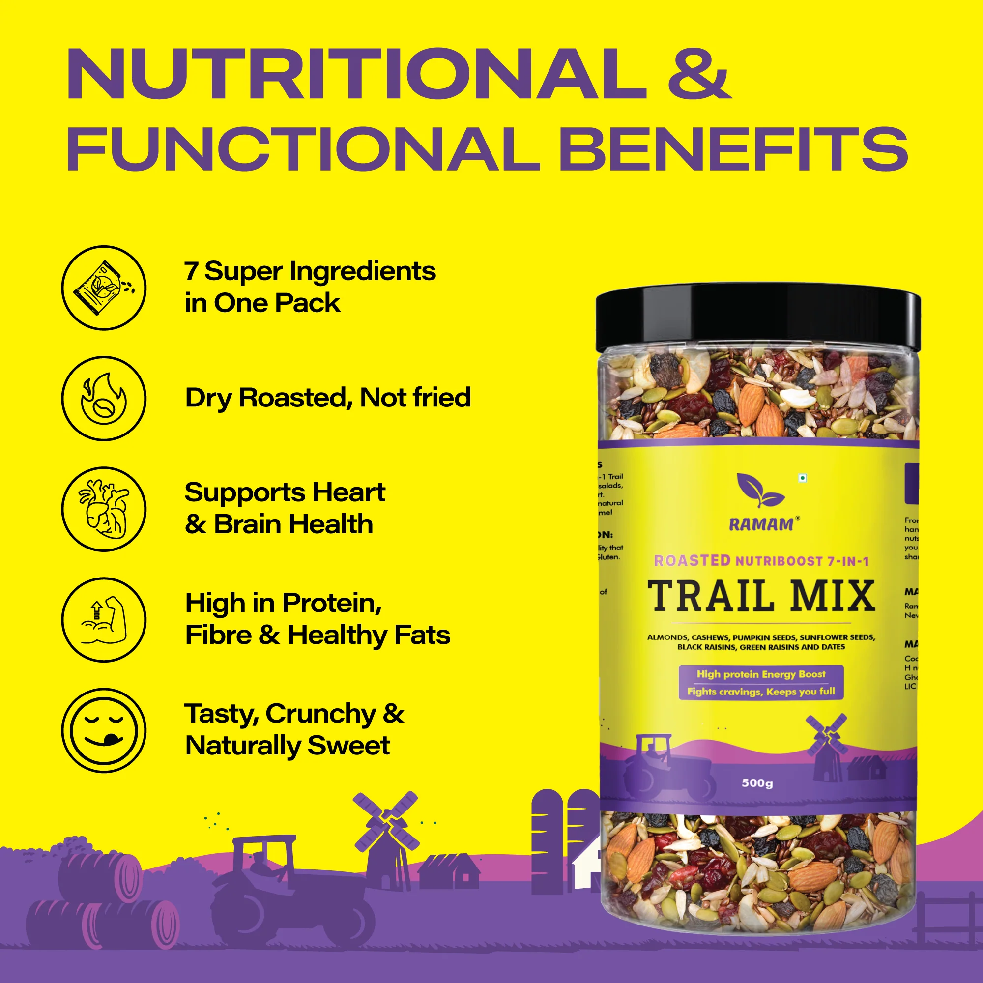 Roasted Nutriboost 7 in 1 Trail Mix - Image 7